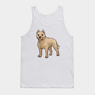 Dog - American Staffordshire Terrier - Cropped Fawn Tank Top